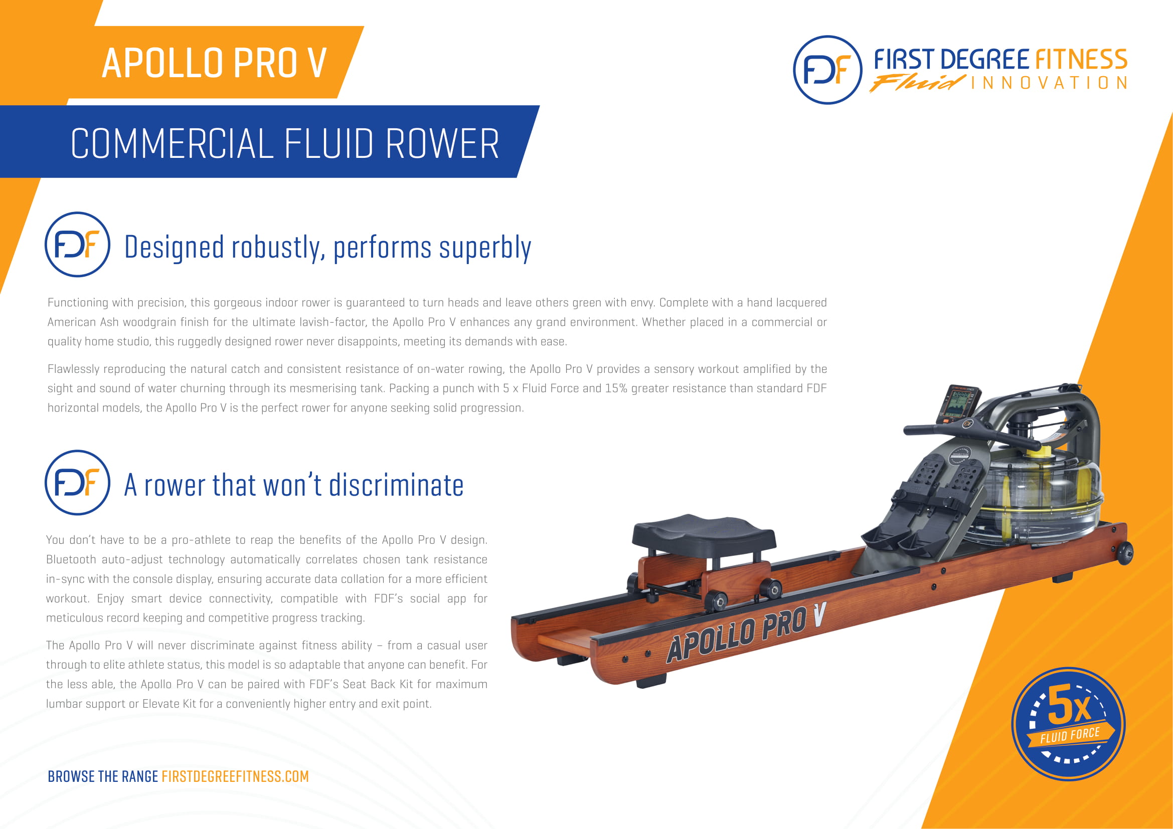 Apollo pro water discount rower